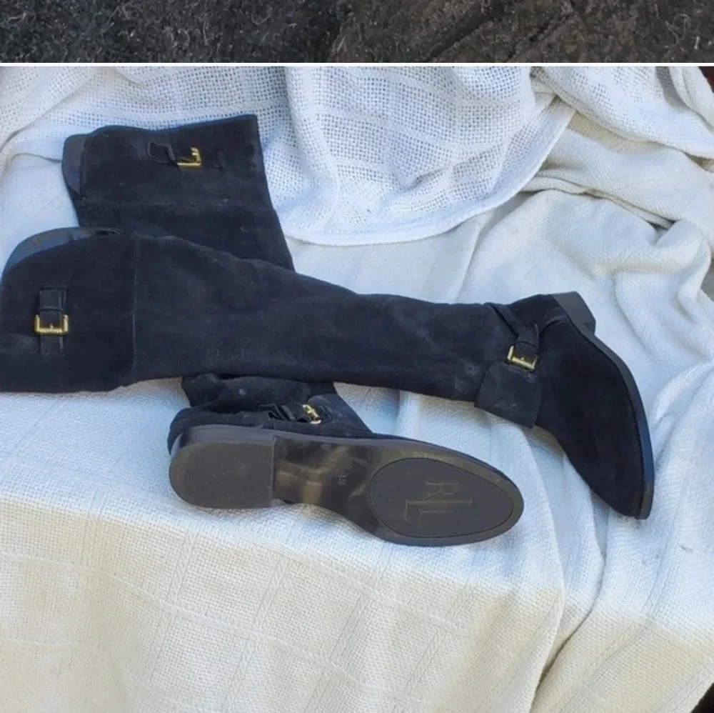 Lauren. Ralph Lauren over the‎ Knee Equestrian style boots 9.5